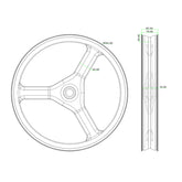 ICAN 27.5er 3S Fat Bike Wheel 6-bolt